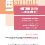 Erste Pilotprojekte der AG Lernräume gestartet